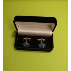 Custom Cufflinks, Tie Clip, and Lapel Pin Set in Gift Box