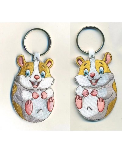 Geborduurde keychain