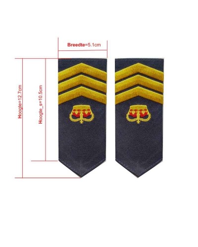 Epaulettes & Sliders, Fabric & embroidered