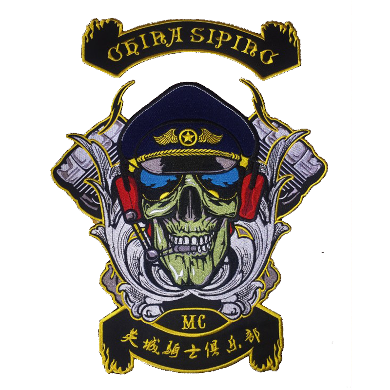 Biker & Motor Club, Grote Formaat Rug Patches en Badges,  op maat gemaakt