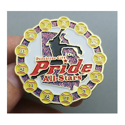 Custom Glitter Enamel Pins - Sparkling & Unique