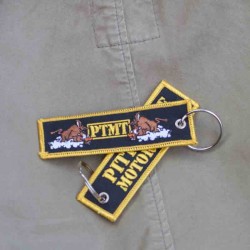Embroidered badges/patches, with key chain