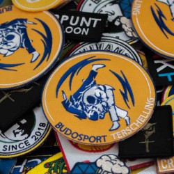 Embroidered badges, patches...