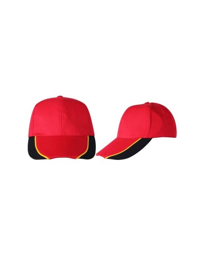 Baseball caps, 6 panels, drie kleuren combinatie