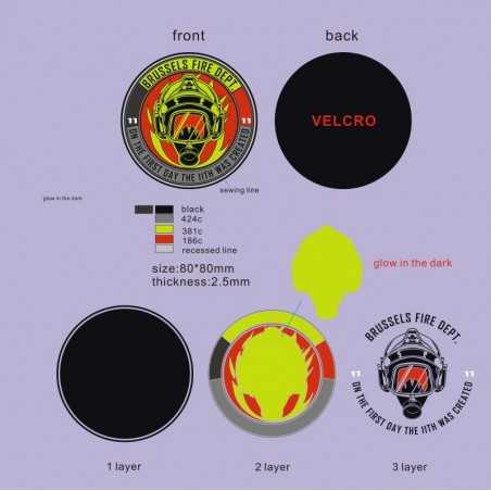copy of Rubber/PVC badges, custom made