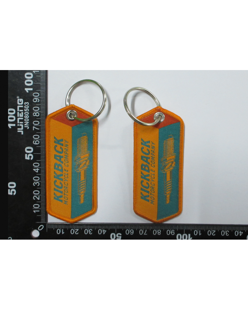 copy of Embroidered badges/patches, with key chain copy of Embroidered badges/patches, with key chain