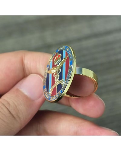 Custom-made Ring-Pins with your logo and Text