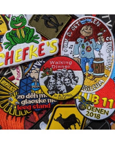 Emblemen Badges voor Carnaval, op maat gemaakt