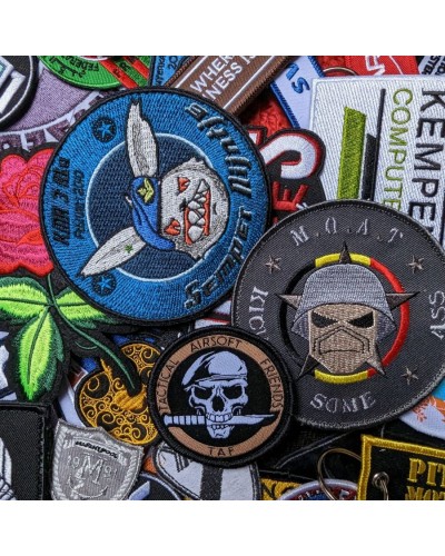 Geborduurde badges, patches of emblemen, op maat gemaakt