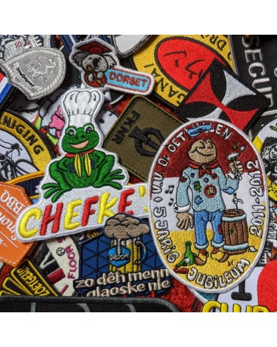 Embroidery badges, custom made