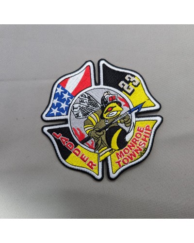 Brandweer Geborduurde badges, patches of emblemen, op maat gemaakt