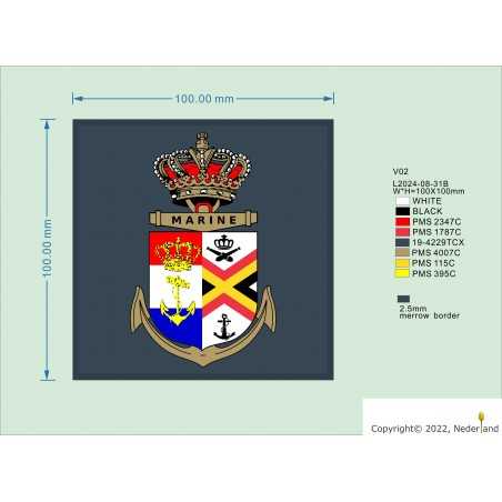 Militair Geweven Patch met Klittenband (Voorbeeldproject)
