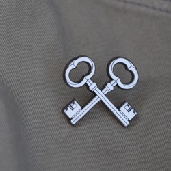 Reliëf pins - eenvoudig en elegant, 3D uitstraling, niet gevuld met gekleurde enmaille