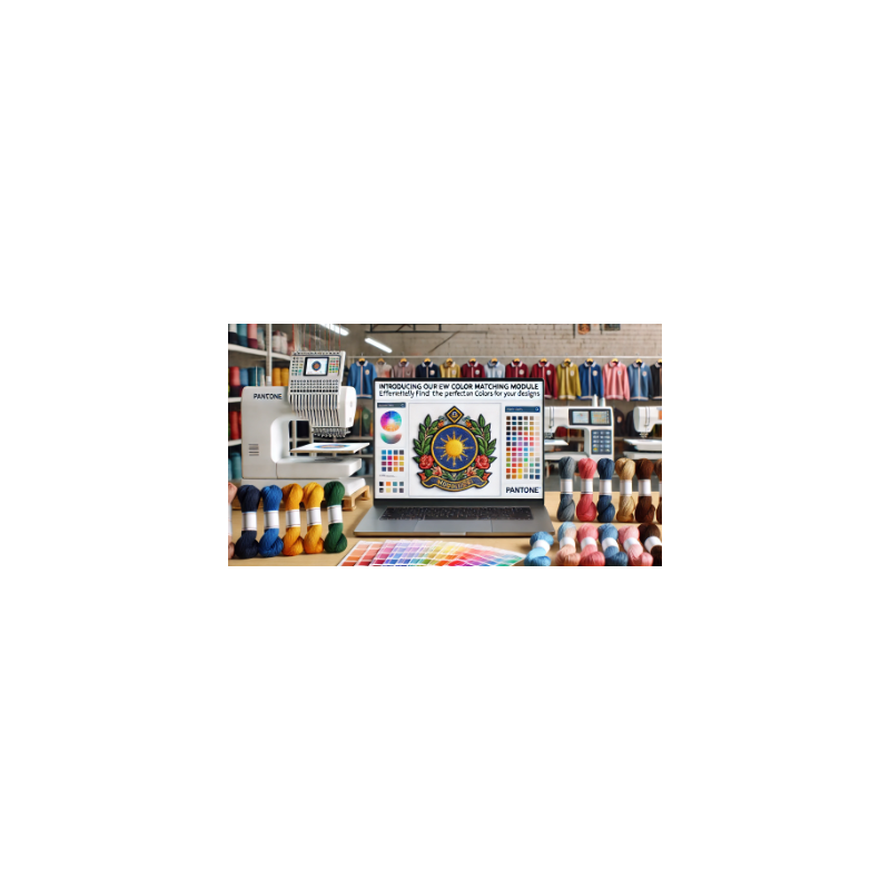 Embroidery Yarn and PMS Color Finder – Design Your Embroidery Emblems & Badges with Ease