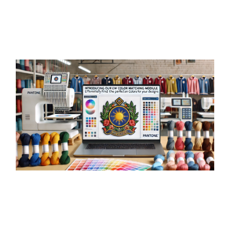 Embroidery Yarn and PMS Color Finder – Design Your Embroidery Emblems & Badges with Ease