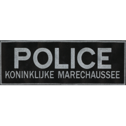 Custom Reflective Embroidered Badge – Koninklijke Marechaussee Patch