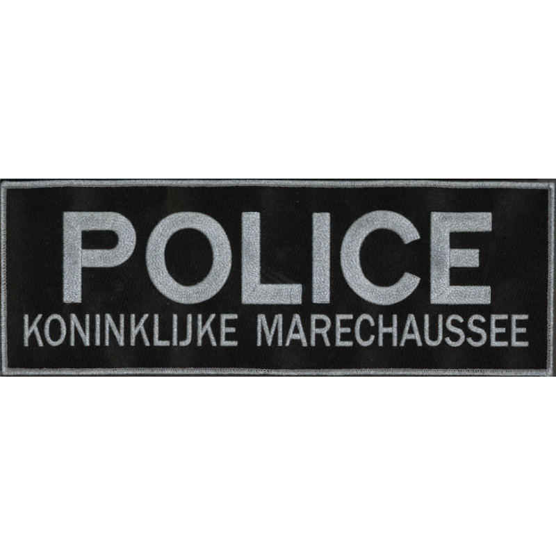 Custom Reflective Embroidered Badge – Koninklijke Marechaussee Patch