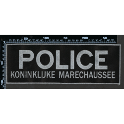 Custom Reflective Embroidered Badge – Koninklijke Marechaussee Patch