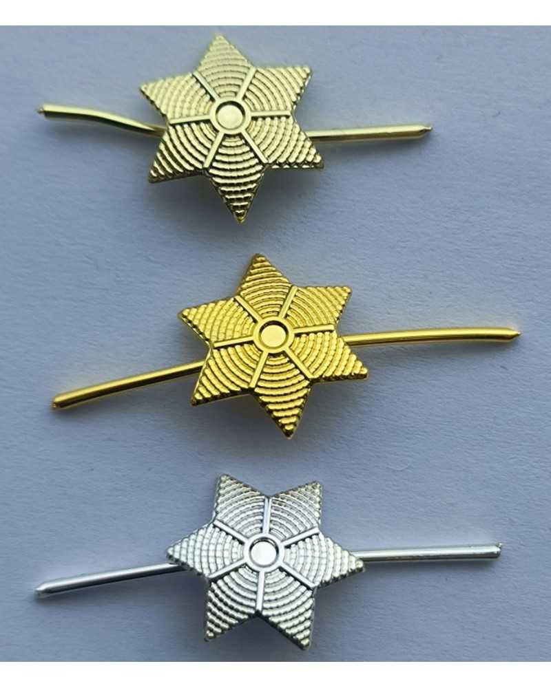 Kraagkenteken KMS Ster Goud/Zilver Kraagkenteken KMS Ster Goud/Zilver