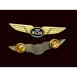 Custom Pilot Wing Badge – Antique Gold