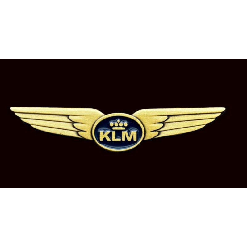 Custom Pilot Wing Badge – Antique Gold