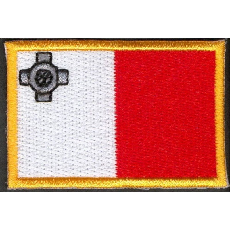 Custom-Made Embroidered Flag Badges