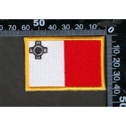 Custom-Made Embroidered Flag Badges