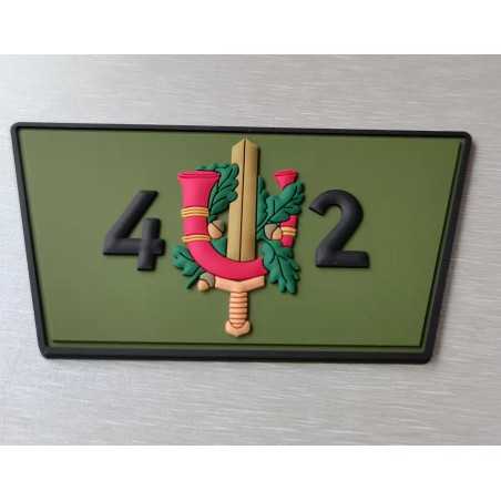 Militairy Rubber/PVC badges, custom made