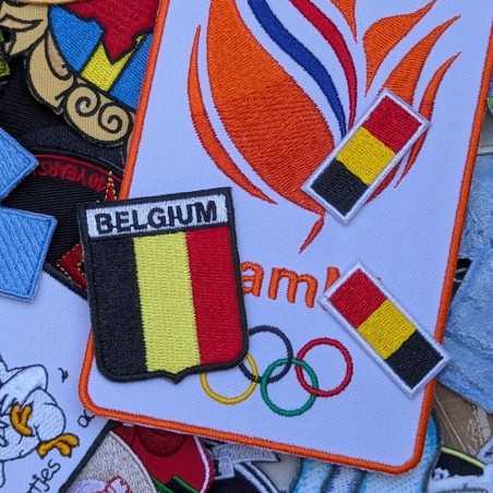 Geborduurde badges, patches voor sportclubs en sportevenementen