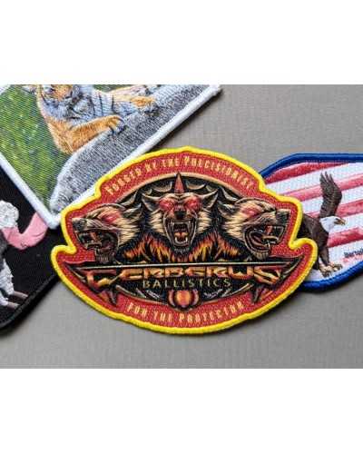 HD UV Printed Embroidered Badges