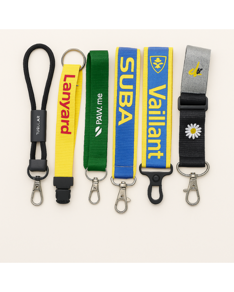 Custom Lanyards – Fully Personalized with Your Logo, Colors, and Accessories