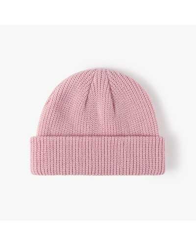 Custom Lightweight Rib-Knit Beanie with Cuff – Soft Acrylic Fit 20x21 cm