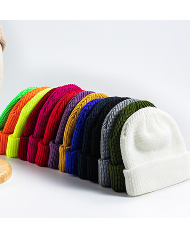 Custom Lightweight Rib-Knit Beanie with Cuff – Soft Acrylic Fit 20x21 cm Custom Lightweight Rib-Knit Beanie with Cuff – Soft Acrylic Fit 20x21 cm