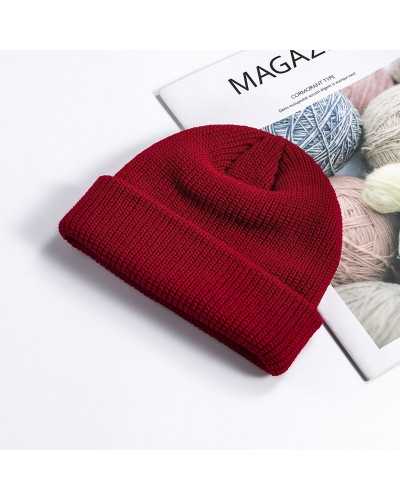 Custom Lightweight Rib-Knit Beanie with Cuff – Soft Acrylic Fit 20x21 cm