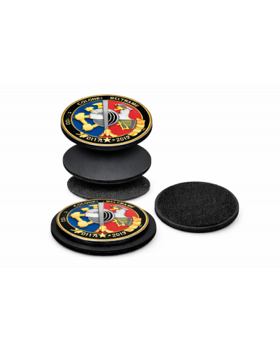 Individuelle Metallabzeichen auf PVC-Trägerplatte – Hybrid-Abzeichen für Militär und Taktik