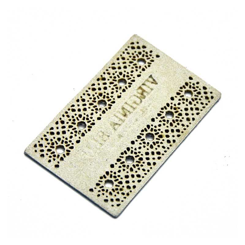 Custom-made leather badges