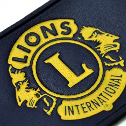 Custom-made leather badges