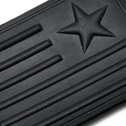 Custom-made leather badges