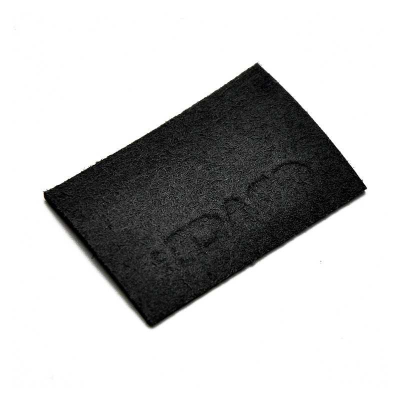 Custom-made leather badges