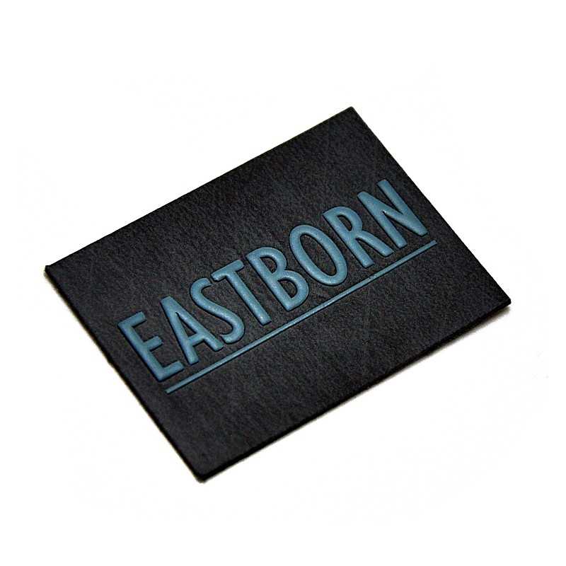 Custom-made leather badges