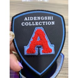 Custom-made leather badges