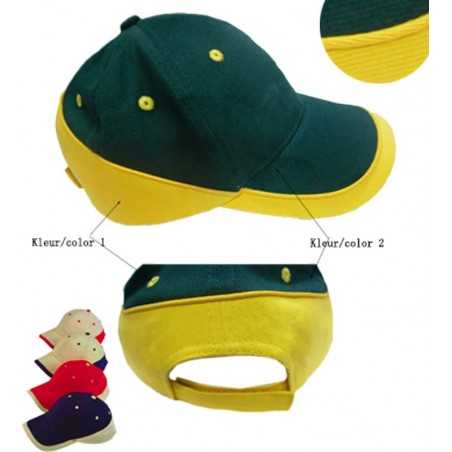 Duo Colour Custom-Made Caps – Personalisierte 2-farbige Baseballcaps mit Ihrem Logo