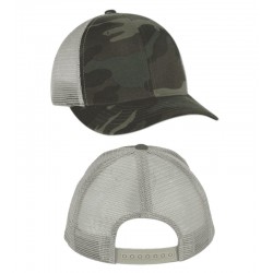 camouflage caps, met mesh