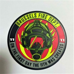 Glow in Dark Rubber/PVC badges, custom made