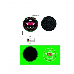 Rubber/PVC badges, 100% op maat gemaakt