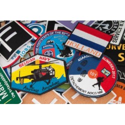 militaire geborduurde badges, op maat gemaakt
