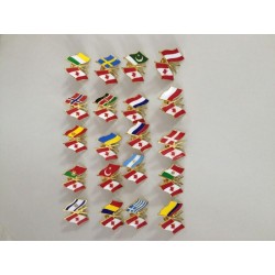 Custom Enamel Country Flag Pins - Durable & Vibrant