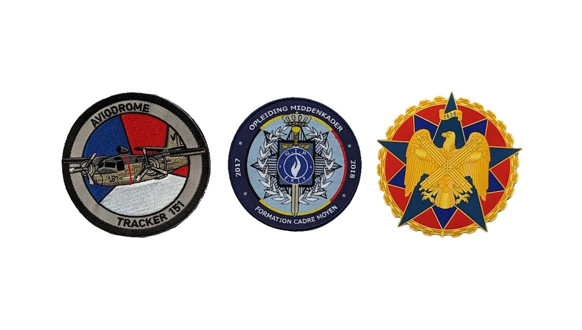 Emboridery, Woven, Sublimation printing or Combi Badges?